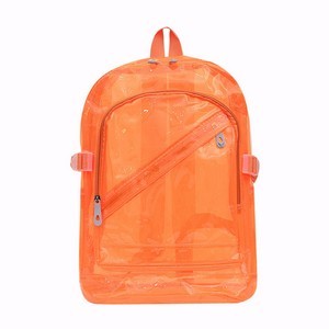 Pvc Clear Plastic Daily Backpack