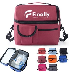 Oxford Fabric Insulated Picnic Cooler Bag