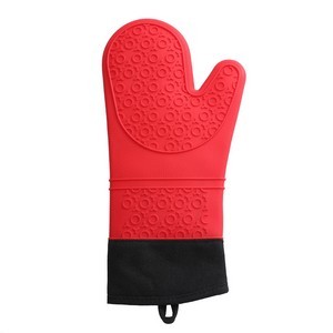 Silicone Oven Mitt w/ Cotton Lining