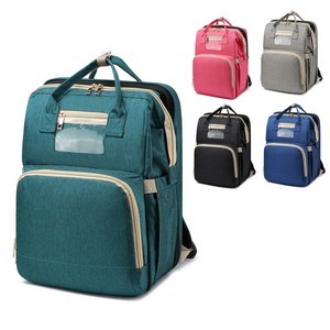Foldable Diaper Backpack w/ Baby Bed