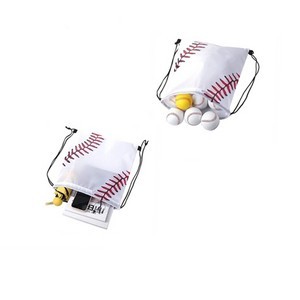 Baseball Drawstring Backpack