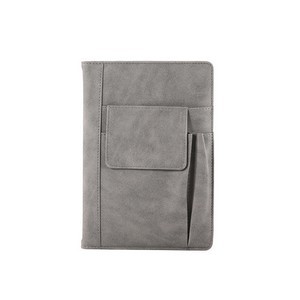 Leather Journal Notebook with Front Pen Pocket