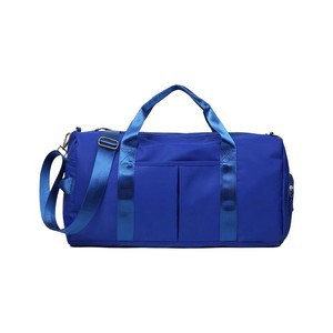 Nylon Duffle Bag with Shoe Compartment
