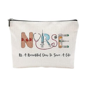 Breast Cancer Awareness Makeup Bag