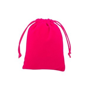 Fiber Suede Drawstring Bag