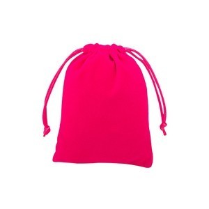 Fiber Suede Drawstring Bag