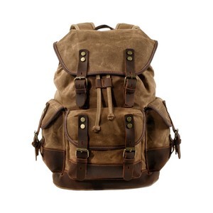 Waterproof Waxed Canvas Backpack