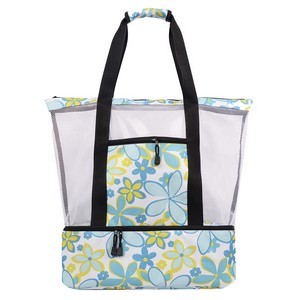 Oversized Tote Bag with Detachable Insulated Cooler