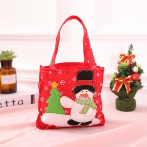 Christmas Santa Claus Snowman Candy Bag
