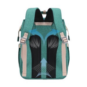 Foldable Diaper Backpack w/ Baby Bed