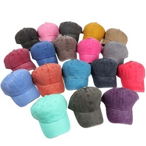 Vintage Washed Cotton Adjustable Cap