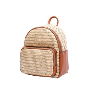 Straw Shoulder Backpack