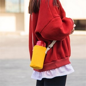 Insulated Can Holder with Adjustable Strap and Detachable Cover