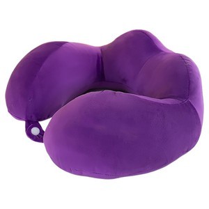 2N1 Gingerbread Heart Cushion & Neck Pillow Set