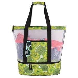 Oversized Tote Bag with Detachable Insulated Cooler