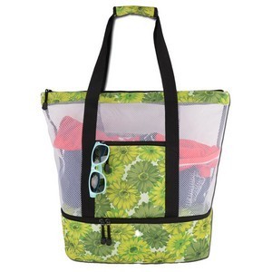 Oversized Tote Bag with Detachable Insulated Cooler