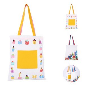 10oz Sublimated Poly-Cotton Tote Bag