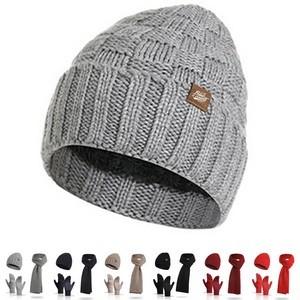 3Pcs Outdoor Sport Gloves with Hat & Scarf