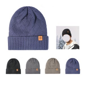 Men's Fleece-Lined Thick Knit Hat
