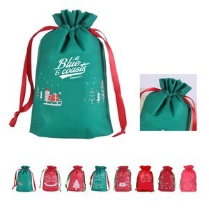 Christmas Drawstring Gift Bag