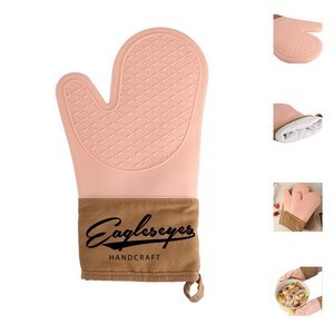 Textured Grip Silicone Mitt