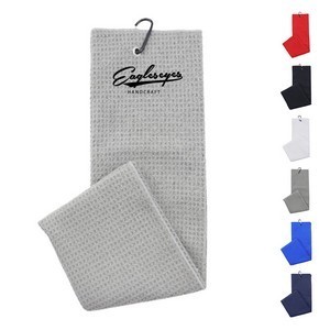 Microfiber Waffle Golf Towel