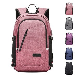 Anti-Theft Oxford Laptop Backpack with Password Lock
