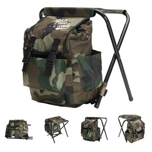 Cooler Backpack with Folding Chai