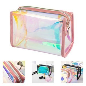 Holographic Clear Makeup Bag