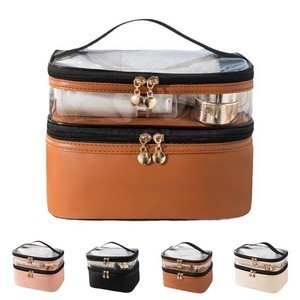 Travel Organizer Double Layer Makeup Bag