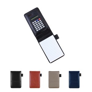 A7 Pocket Notebook with Solar Calculator