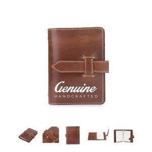 Detachable Soft Leather Bound Notebook