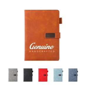 Secure Magnetic Leather Notebook