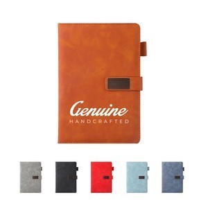 Secure Magnetic Leather Notebook