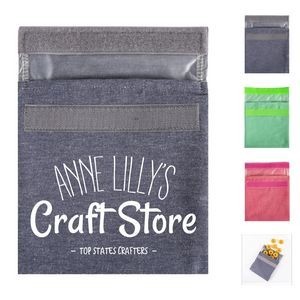 Reusable Bag with Magic Strip and Zip