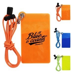 Translucent PVC Badge Holder with Lanyard