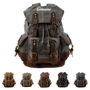 Waterproof Waxed Canvas Backpack
