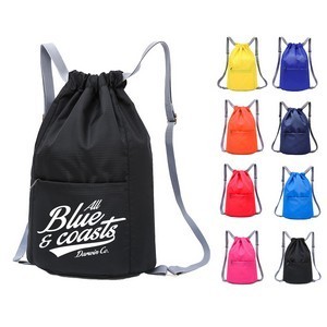 Outdoor Foldable Sports Drawstring Backpack