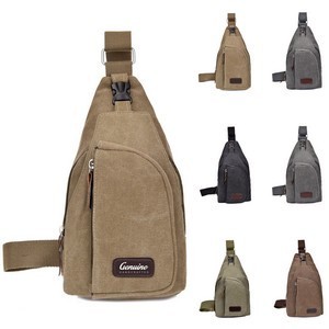 Outdoor Adventure Canvas Crossbody Bag