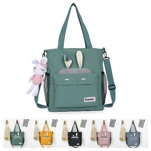 Canvas Zip Tote Bag