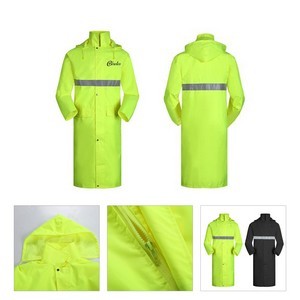 Waterproof Windproof Safety Long Rain Jacket