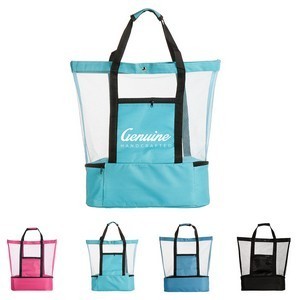 Beach Escape Insulated Cooler Tote Bag