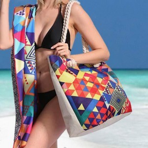 Canvas Beach Tote Bag