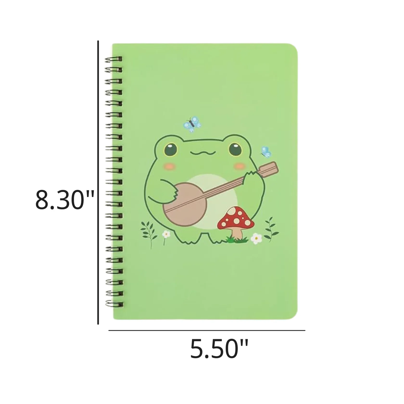 Custom Spiral Notebook with Cartoon Design