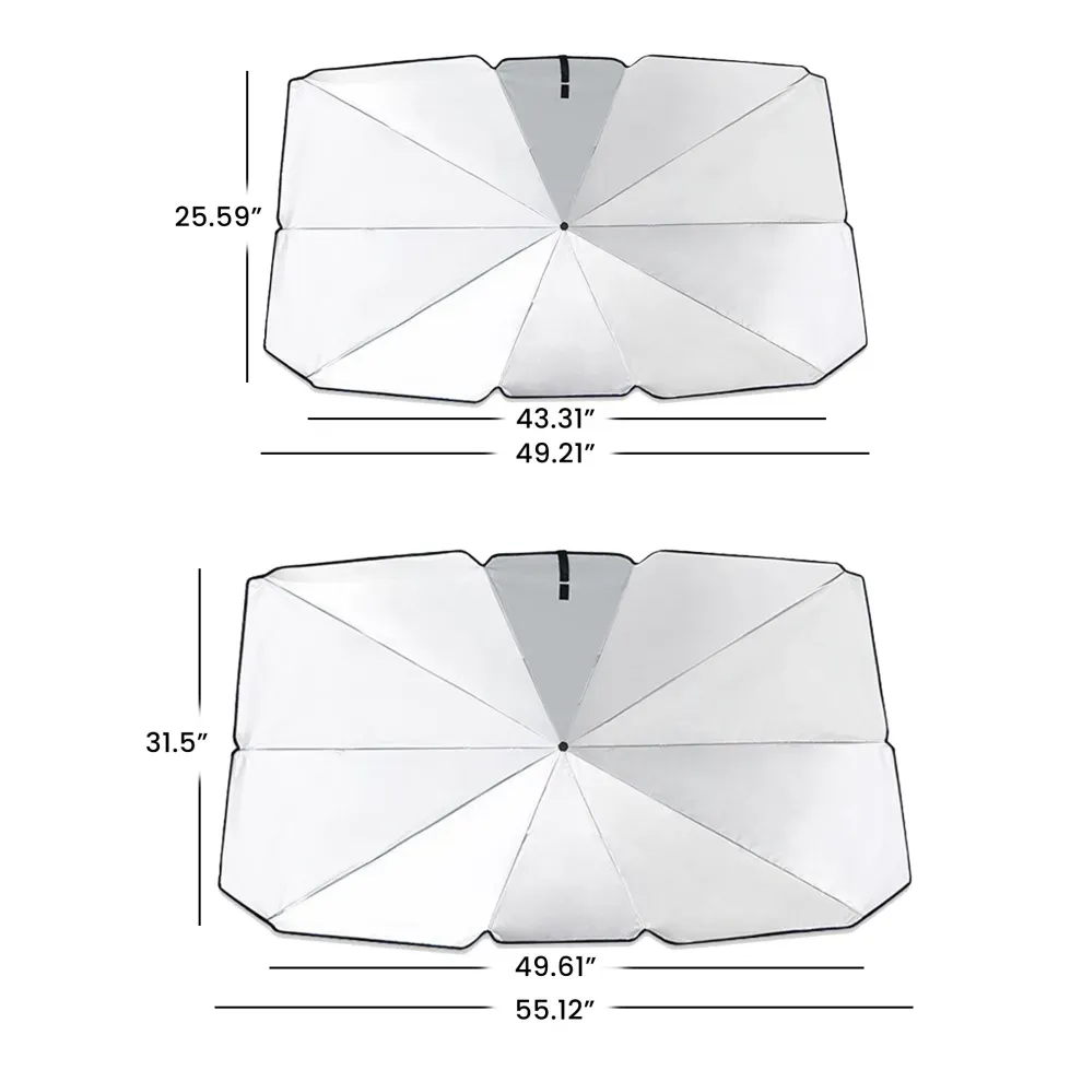 Custom Foldable Car Sunshade Umbrella