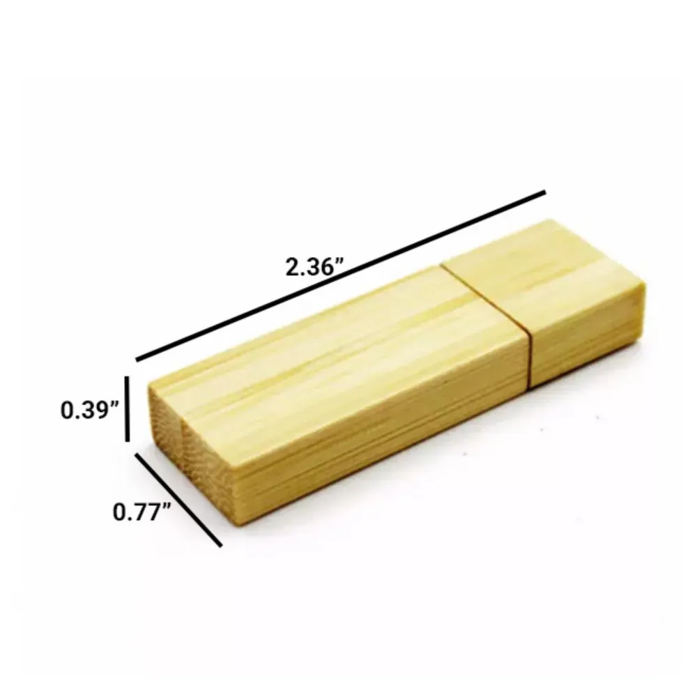 Eco-Friendly Wooden USB Drive