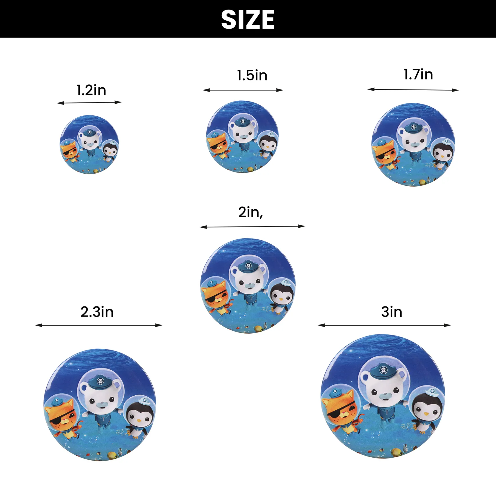 Personalized Cartoon Metal Pin Badge