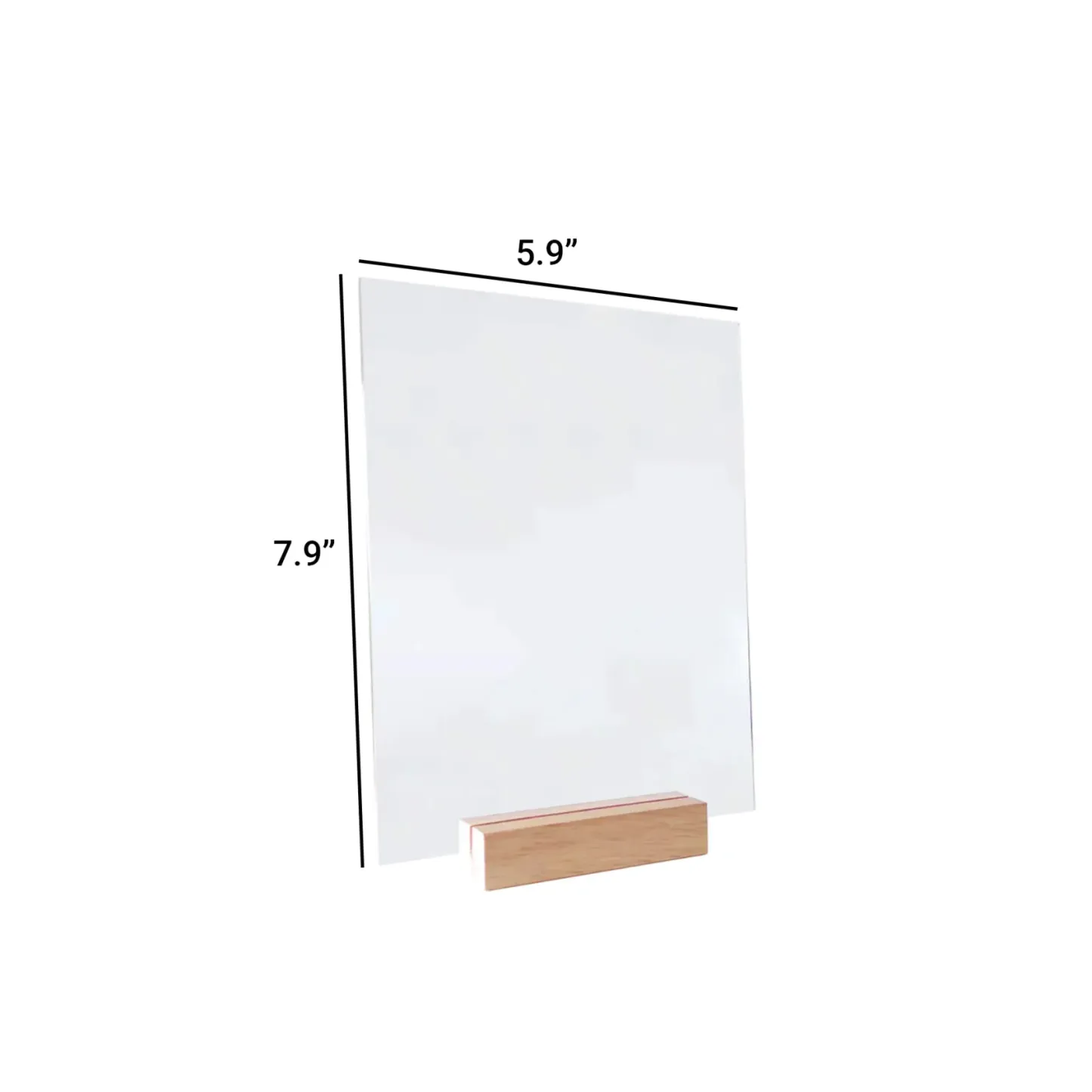 Personalized Acrylic QR Display Stand