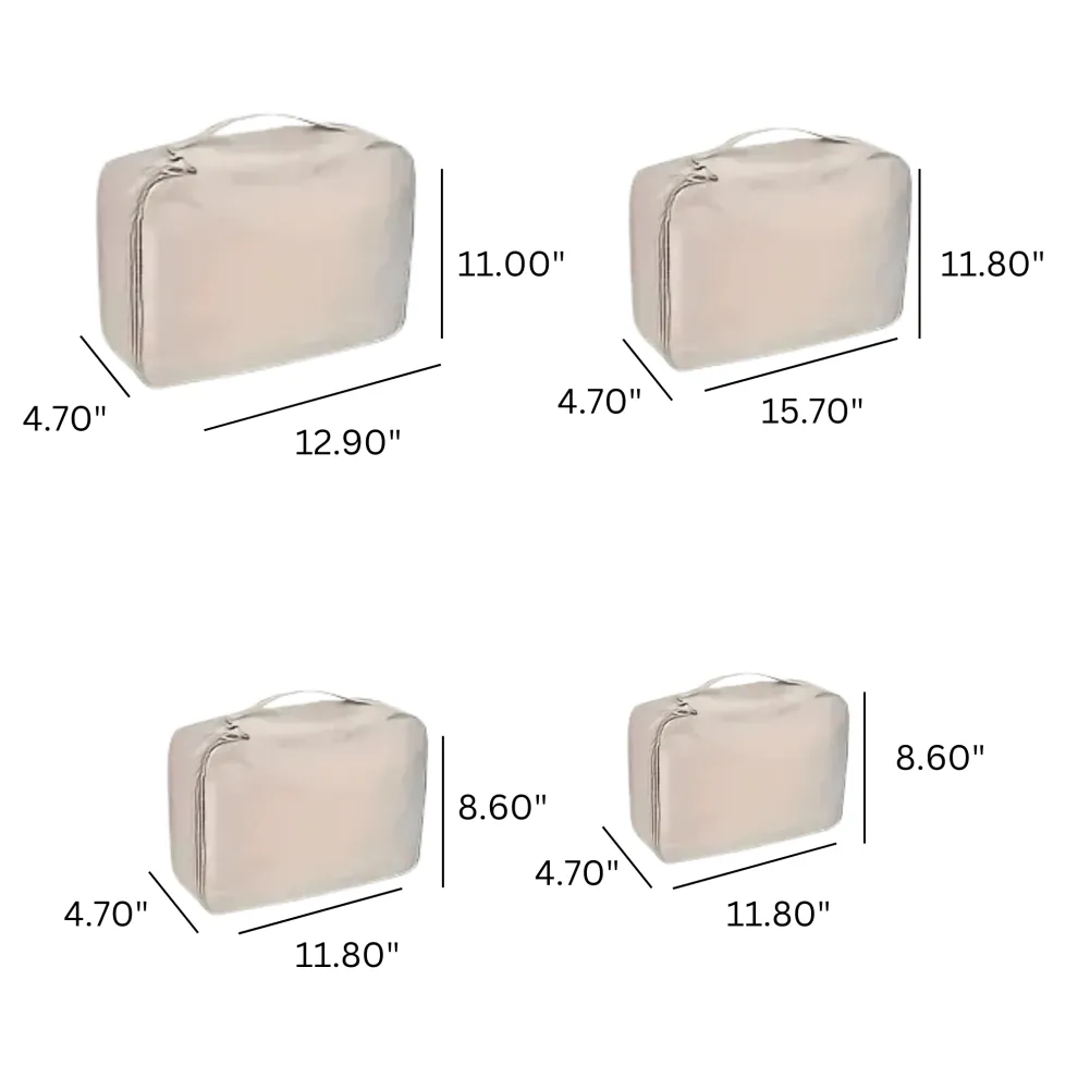 Custom Luggage Packing Cube Kit
