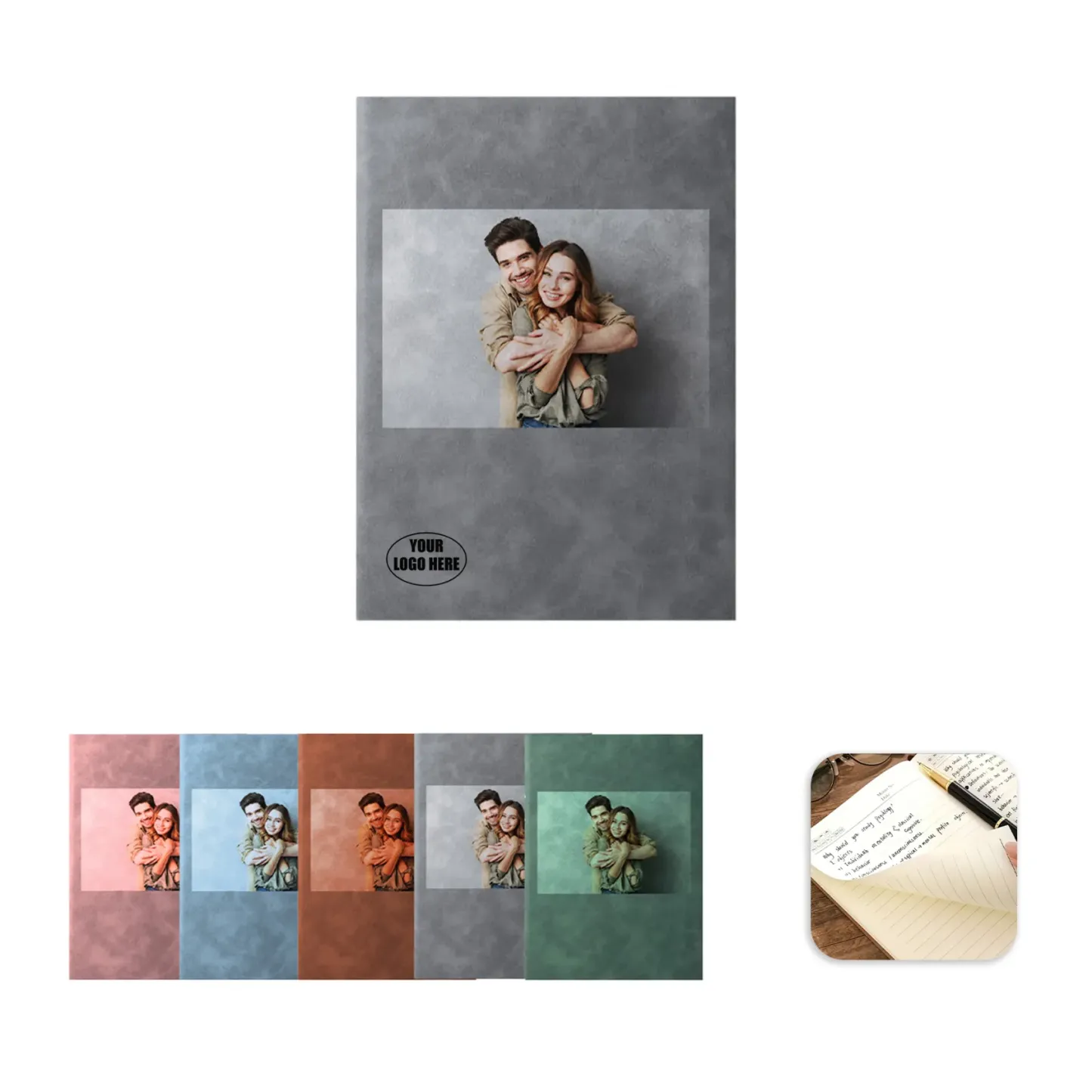 Personalized A5 Photo Logo Journal